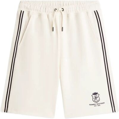 Tommy Hilfiger Country Club Crest Sweatshort M IVORY PETAL M Tommy Hilfiger Country Club Crest Sweatshort M IVORY PETAL M