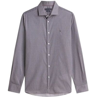 Tommy Hilfiger Cl Micro Print Shirt R/42 BLACK R/42 Tommy Hilfiger Cl Micro Print Shirt R/42 BLACK R/42