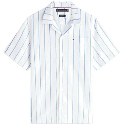 Tommy Hilfiger Open Structure Shirt XL BLUE SPELL STRIPE XL Tommy Hilfiger Open Structure Shirt XL BLUE SPELL STRIPE XL