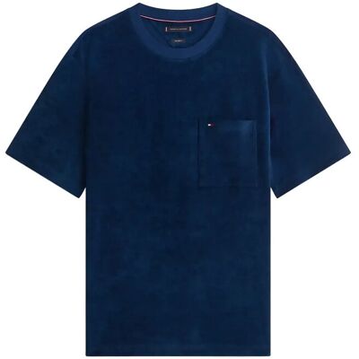 Tommy Hilfiger Towelling T-Shirt M CARBON NAVY M Tommy Hilfiger Towelling T-Shirt M CARBON NAVY M