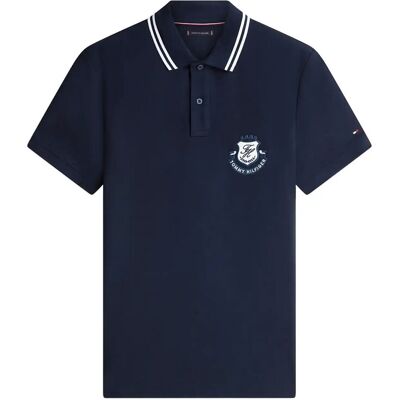 Tommy Hilfiger Pique Badge Reg Polo XL DESERT SKY XL Tommy Hilfiger Pique Badge Reg Polo XL DESERT SKY XL