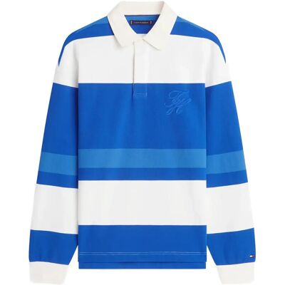Tommy Hilfiger Relaxed Stripe Rugby XS REGAL BLUE MULTI XS Tommy Hilfiger Relaxed Stripe Rugby XS REGAL BLUE MULTI XS