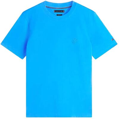 Tommy Hilfiger Script Monogram Swimshop Tee M BLUE ORBIT M Tommy Hilfiger Script Monogram Swimshop Tee M BLUE ORBIT M