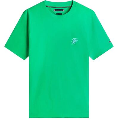 Tommy Hilfiger Script Monogram Swimshop Tee L JADE WINK L Tommy Hilfiger Script Monogram Swimshop Tee L JADE WINK L