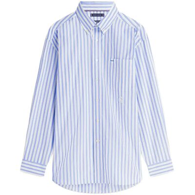 Tommy Hilfiger Crest Best Level Pop Stp Rlx Fit M SWEET BLUE STRIPE M Tommy Hilfiger Crest Best Level Pop Stp Rlx Fit M SWEET BLUE STRIPE M