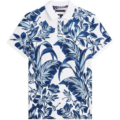 Tommy Hilfiger Floral Aop Reg Polo XXL BLUE ORBIT MULTI XXL Tommy Hilfiger Floral Aop Reg Polo XXL BLUE ORBIT MULTI XXL