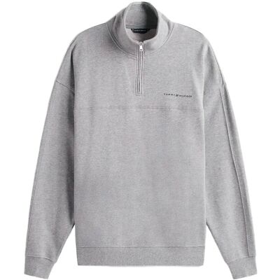 Tommy Hilfiger Half Zip M MEDIUM GREY HEATHER M Tommy Hilfiger Half Zip M MEDIUM GREY HEATHER M
