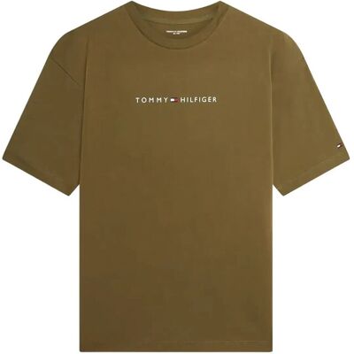Tommy Hilfiger Ss Logo Tee M ARMY GREEN M Tommy Hilfiger Ss Logo Tee M ARMY GREEN M