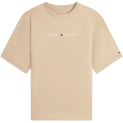 Tommy Hilfiger Ss Logo Tee M DESERT M Tommy Hilfiger Ss Logo Tee M DESERT M