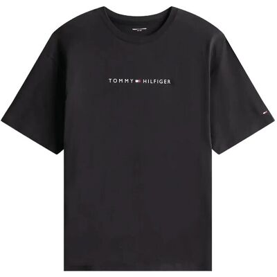 Tommy Hilfiger Ss Tee Cont. Logo M BLACK M Tommy Hilfiger Ss Tee Cont. Logo M BLACK M
