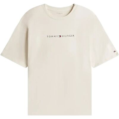 Tommy Hilfiger Ss Tee Cont. Logo XL NEWSPRINT XL Tommy Hilfiger Ss Tee Cont. Logo XL NEWSPRINT XL