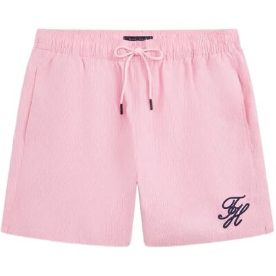 Tommy Hilfiger Medium Drawstring Ithaca Script M TONAL ITHACA CLASSIC PINK M Tommy Hilfiger Medium Drawstring Ithaca Script M TONAL ITHACA CLASSIC PINK M