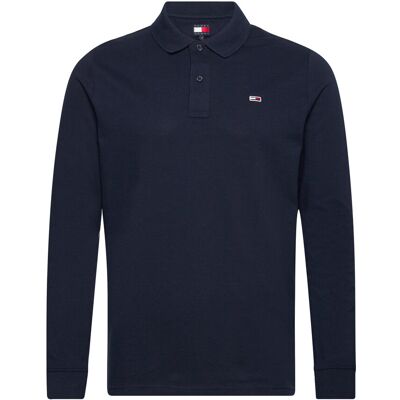 Tommy Jeans Tjm Slim Placket Polo Ls Ext XXL DARK NIGHT NAVY XXL Tommy Jeans Tjm Slim Placket Polo Ls Ext XXL DARK NIGHT NAVY XXL