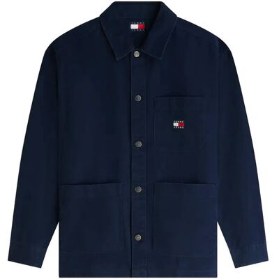 Tommy Jeans Tjm Essential Overshirt Ext XS DARK NIGHT NAVY XS Tommy Jeans Tjm Essential Overshirt Ext XS DARK NIGHT NAVY XS