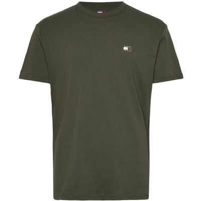 Tommy Jeans Tjm Reg Badge Tee Ext XXL PEWTER GREEN TONAL XXL Tommy Jeans Tjm Reg Badge Tee Ext XXL PEWTER GREEN TONAL XXL