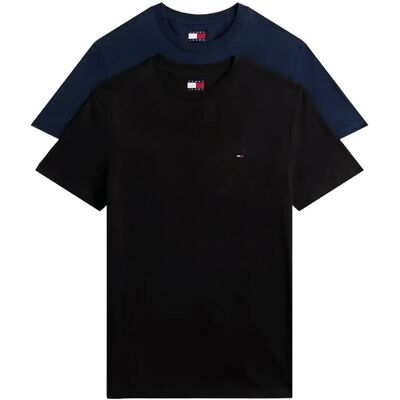 Tommy Jeans Tjm Xslim 2Pack Jersey Tee Ext XL BLACK DARK BLUE XL Tommy Jeans Tjm Xslim 2Pack Jersey Tee Ext XL BLACK DARK BLUE XL
