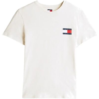 Tommy Jeans Tjm Slim Essential Flag Tee Ext XXL OAT MARL HTR XXL Tommy Jeans Tjm Slim Essential Flag Tee Ext XXL OAT MARL HTR XXL