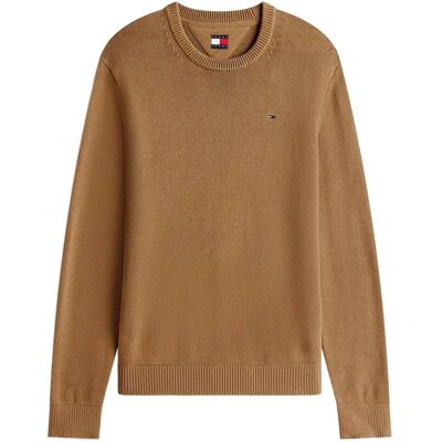 Tommy Jeans Tjm Slim Ess Sweater Ext XL PECAN NUT XL Tommy Jeans Tjm Slim Ess Sweater Ext XL PECAN NUT XL