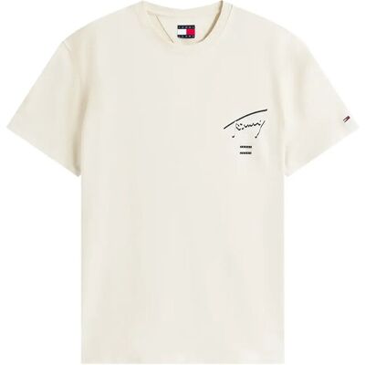 Tommy Jeans Tjm Reg Signature City Tee M DESERT SAND DUNE M Tommy Jeans Tjm Reg Signature City Tee M DESERT SAND DUNE M