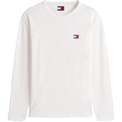 Tommy Jeans Tjm Reg Badge Tee Ls XL ECRU XL Tommy Jeans Tjm Reg Badge Tee Ls XL ECRU XL
