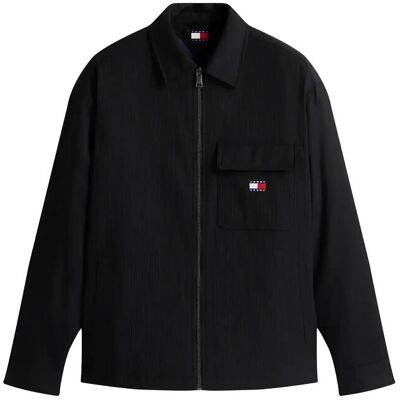 Tommy Jeans Tjm Padded Tech Cord Overshirt XL BLACK XL Tommy Jeans Tjm Padded Tech Cord Overshirt XL BLACK XL