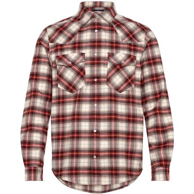 Tommy Jeans Tjm Reg Wstrn Flannel Chck Shirt M VOYAGER ORANGE SHADOW CHECK M Tommy Jeans Tjm Reg Wstrn Flannel Chck Shirt M VOYAGER ORANGE SHADOW CHECK M