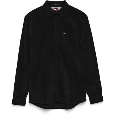Tommy Jeans Tjm Reg Baby Cord Shirt Ext XS BLACK XS Tommy Jeans Tjm Reg Baby Cord Shirt Ext XS BLACK XS