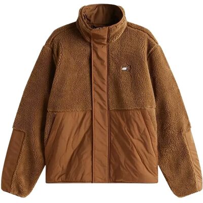Tommy Jeans Tjm Essentl Mix Teddy Jacket Ext S PECAN NUT S Tommy Jeans Tjm Essentl Mix Teddy Jacket Ext S PECAN NUT S