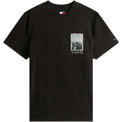 Tommy Jeans Tjm Reg Photo Tee XS BLACK XS Tommy Jeans Tjm Reg Photo Tee XS BLACK XS