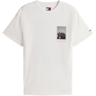 Tommy Jeans Tjm Reg Photo Tee XS ECRU XS Tommy Jeans Tjm Reg Photo Tee XS ECRU XS