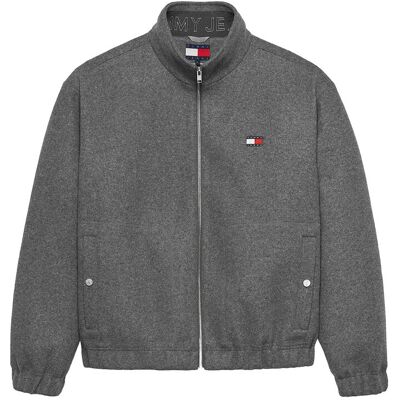 Tommy Jeans Tjm Essential Wool Padded Jacket XXL MID GREY HEATHER XXL Tommy Jeans Tjm Essential Wool Padded Jacket XXL MID GREY HEATHER XXL
