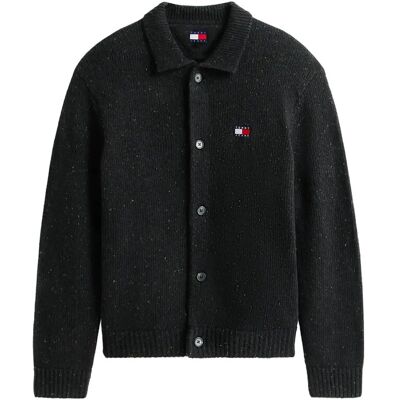 Tommy Jeans Tjm Reg Badge Knitted Cardigan XXL BLACK XXL Tommy Jeans Tjm Reg Badge Knitted Cardigan XXL BLACK XXL
