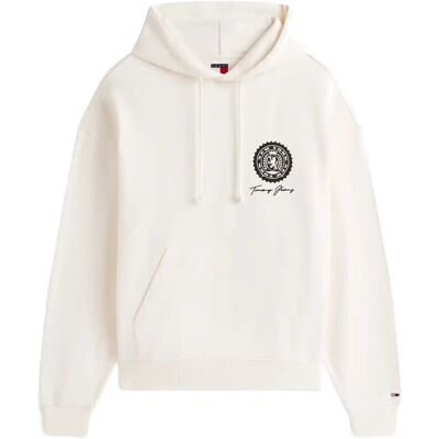 Tommy Jeans Tjm 90S Dollar Graphic Hood Ext XL ANCIENT WHITE XL Tommy Jeans Tjm 90S Dollar Graphic Hood Ext XL ANCIENT WHITE XL