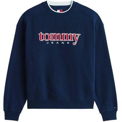 Tommy Jeans Tjm 90S Texture Graphic Crew XL DARK NIGHT NAVY XL Tommy Jeans Tjm 90S Texture Graphic Crew XL DARK NIGHT NAVY XL