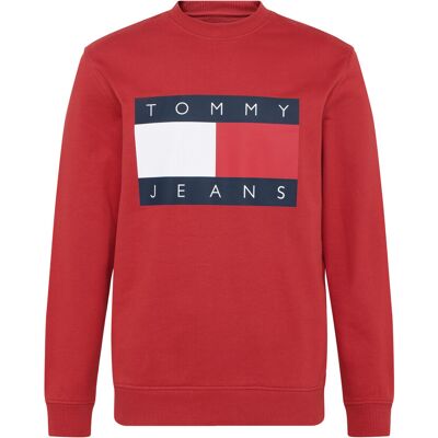 Tommy Jeans Tjm Reg Big Flag Cneck XXL TERRACOTTA RED XXL Tommy Jeans Tjm Reg Big Flag Cneck XXL TERRACOTTA RED XXL
