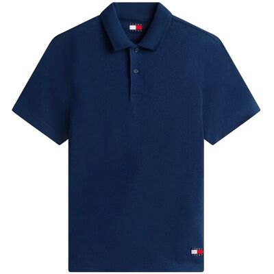 Tommy Jeans Tjm Reg Waffle Polo Ext XL DARK NIGHT NAVY XL Tommy Jeans Tjm Reg Waffle Polo Ext XL DARK NIGHT NAVY XL