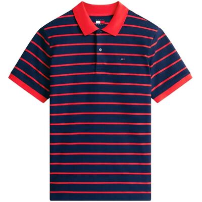 Tommy Jeans Tjm Reg Stripe Polo Ext XL DARK NIGHT NAVY XL Tommy Jeans Tjm Reg Stripe Polo Ext XL DARK NIGHT NAVY XL