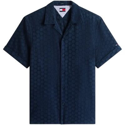 Tommy Jeans Tjm Reg Embrodrd Ss Shirt XL DARK NIGHT NAVY XL Tommy Jeans Tjm Reg Embrodrd Ss Shirt XL DARK NIGHT NAVY XL