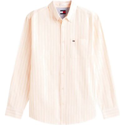 Tommy Jeans Tjm Reg Stripe Oxford Shirt Ext XL FADED SUN KISS STRIPE XL Tommy Jeans Tjm Reg Stripe Oxford Shirt Ext XL FADED SUN KISS STRIPE XL