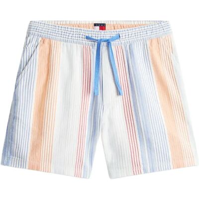 Tommy Jeans Tjm Textured Stripe Short Ext XL ANCIENT WHITE STRIPES XL Tommy Jeans Tjm Textured Stripe Short Ext XL ANCIENT WHITE STRIPES XL