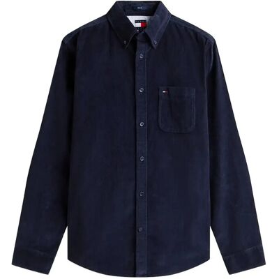 Tommy Jeans Tjm Reg Baby Cord Shirt Ext XL DARK NIGHT NAVY XL Tommy Jeans Tjm Reg Baby Cord Shirt Ext XL DARK NIGHT NAVY XL