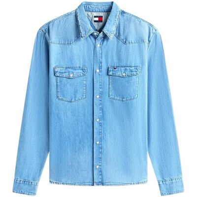 Tommy Jeans Tjm Regular Western Shirt Bj8018 XL DENIM LIGHT XL Tommy Jeans Tjm Regular Western Shirt Bj8018 XL DENIM LIGHT XL