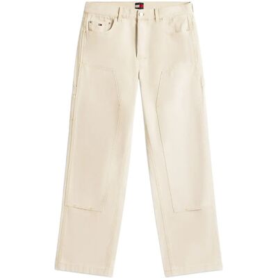 Tommy Jeans Tjm Jaimie Carpenter Pant XL WHITE CLAY XL Tommy Jeans Tjm Jaimie Carpenter Pant XL WHITE CLAY XL