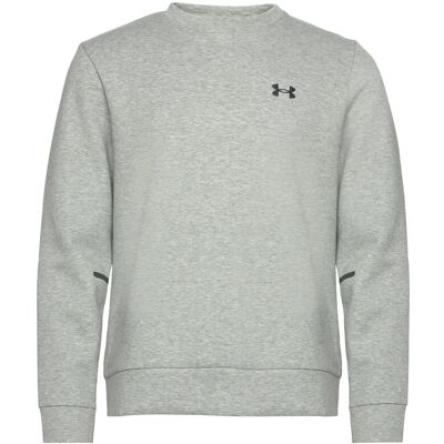 Under Armour Unstoppable Fleece Crew Gray / Black XXL - Tröja Under Armour Unstoppable Fleece Crew Gray / Black XXL - Tröja
