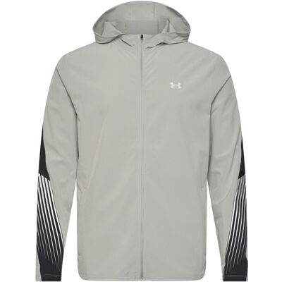 Under Armour Ua Velociti Storm Hooded Jkt S TITANIUM S Under Armour Ua Velociti Storm Hooded Jkt S TITANIUM S