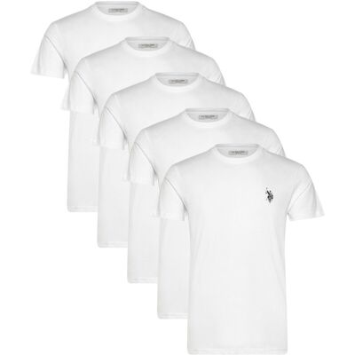 U.S. Polo Assn. Bertil Reg Sj 5 Pk Uspa M Tee L BRIGHT WHITE X 5 L U.S. Polo Assn. Bertil Reg Sj 5 Pk Uspa M Tee L BRIGHT WHITE X 5 L