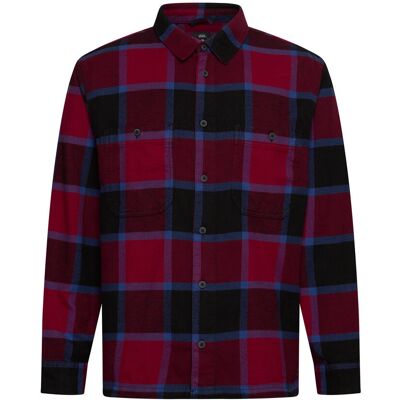 VANS Larkspur Plaid Flannel XS BORDEAUX/BLACK XS VANS Larkspur Plaid Flannel XS BORDEAUX/BLACK XS