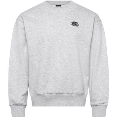 VANS Oval Logo Loose Crew M LIGHT GREY HEATHER M VANS Oval Logo Loose Crew M LIGHT GREY HEATHER M