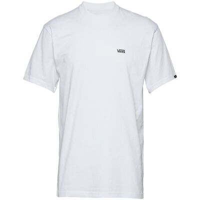 VANS Left Chest Logo Tee XS WHITE/BLACK XS VANS Left Chest Logo Tee XS WHITE/BLACK XS