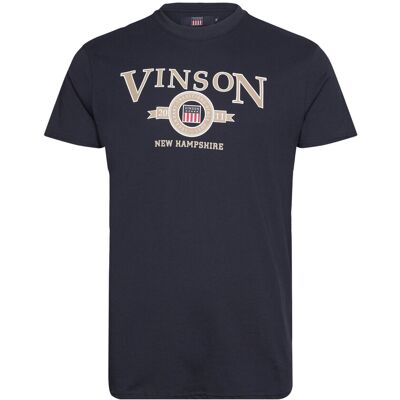 VINSON Jeffrey Reg Cot Vin M Tee M 19-4020TCX DARK SAPPHIRE M VINSON Jeffrey Reg Cot Vin M Tee M 19-4020TCX DARK SAPPHIRE M